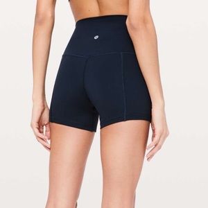 NWOT Lululemon Align Shorts 4" Size 2 True Navy